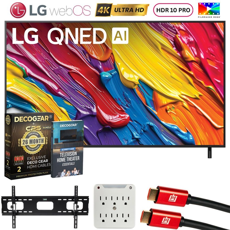 LG 50" QNED AI 4K QNED82A Smart TV (2025) w/ Extended Protection Plan