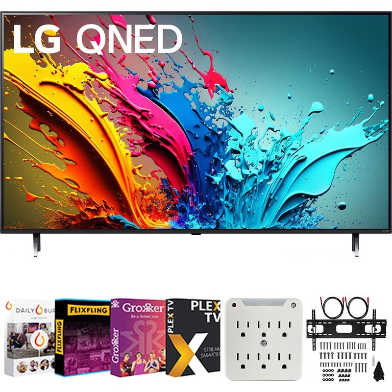 LG 75 Inch 4K HDR Smart NanoCell LED TV 2024 + Premiere Movies Streaming Bundle