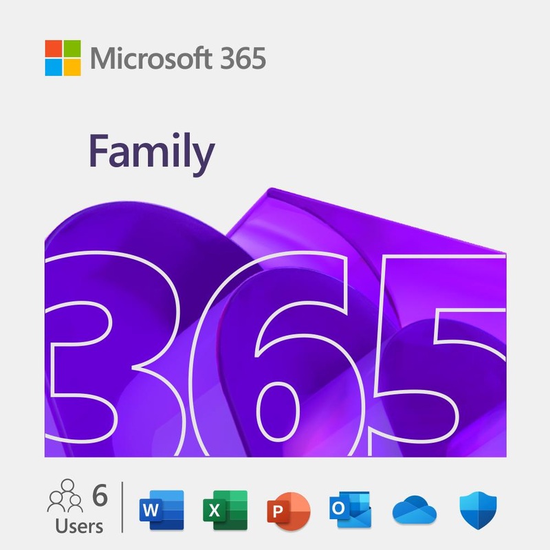 Microsoft 365 Family Now with Copilot 1 Year Subscription for Up to 6 People