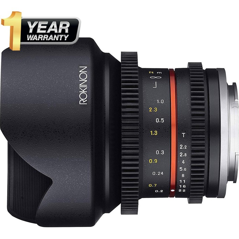 Rokinon 12mm T2.2 Cine Lens for Sony E (Open Box) with 1 Year Warranty