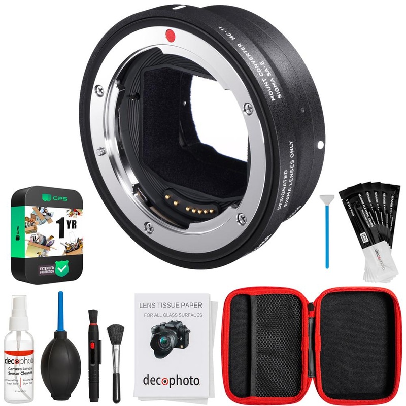 Sigma 89E965 Mount Converter MC-11 for Canon Lenses w/ Warranty + Accessories Bundle