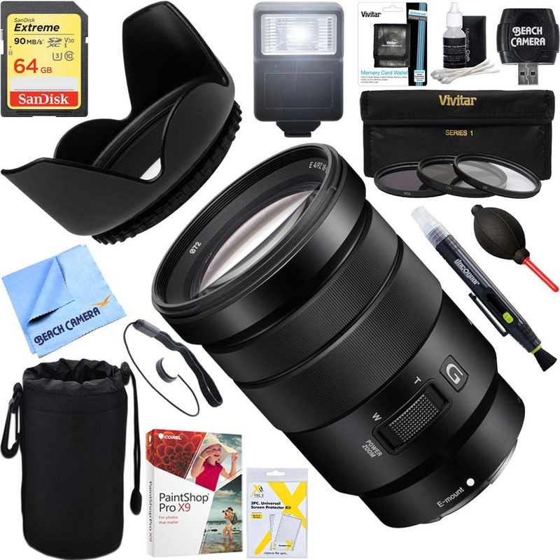 Sony 16-35mm Vario-Tessar T FE F4 ZA OSS Full-frame Lens + 64GB Ultimate Kit
