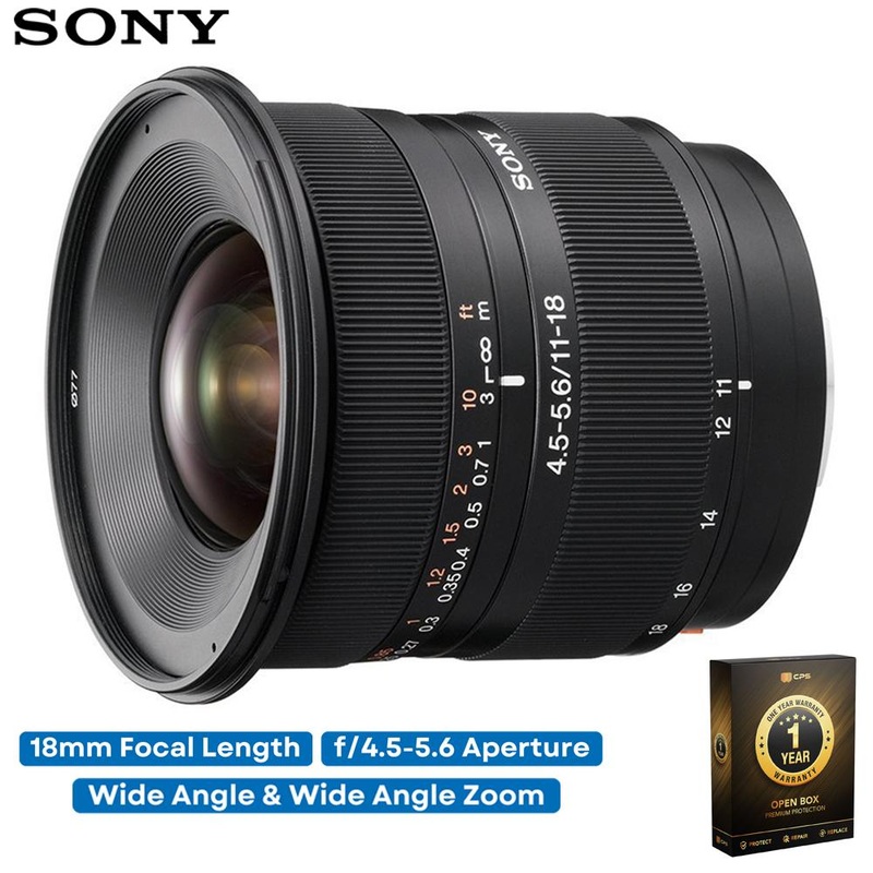 Sony 18mm f/4.5-5.6 Aspherical ED A-Mount Lens (OPEN BOX) with CPS 1 Year Warranty