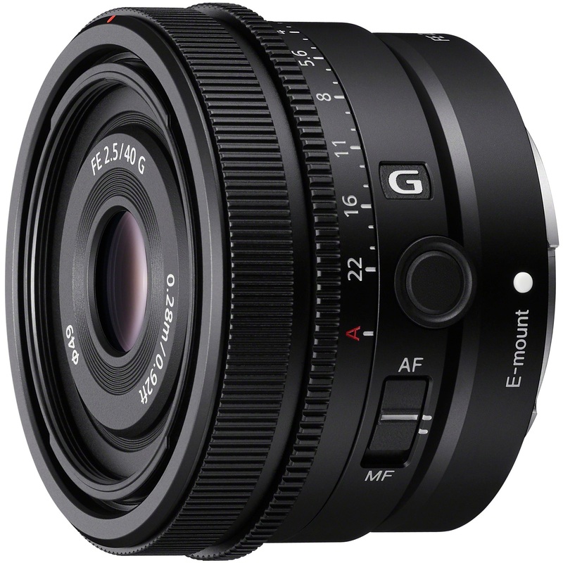 Sony FE 40mm F2.5 G Full Frame Ultra Compact Prime G Lens for E-Mount Open Box
