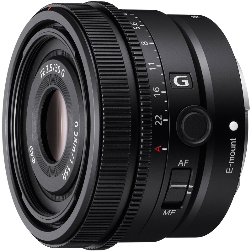 Sony FE 50mm F2.5 G Full Frame Ultra Compact Prime G Lens for E-Mount (Open Box)