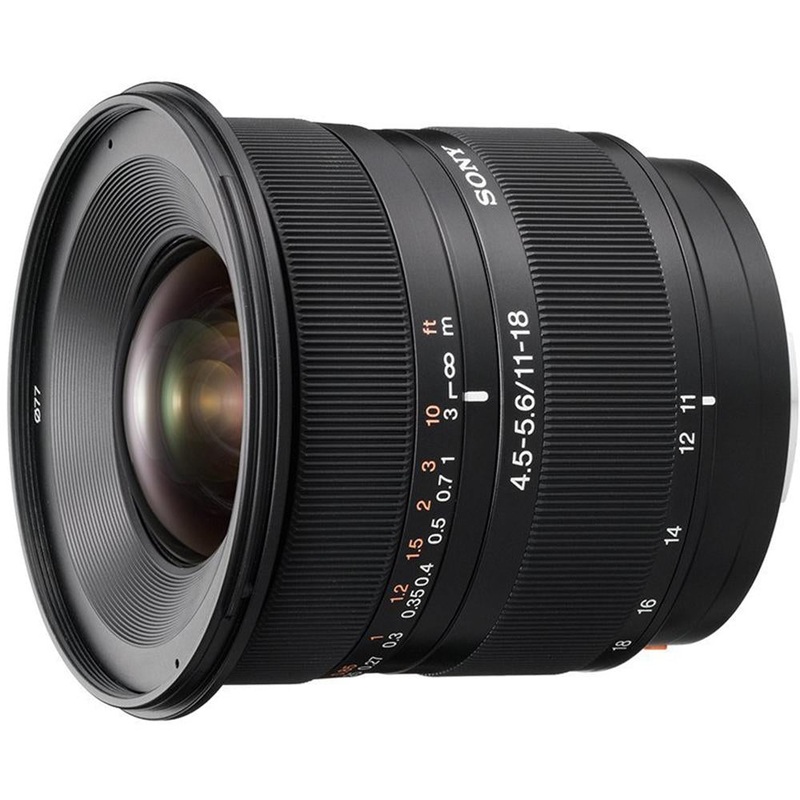 Sony SONY 18mm f/4.5-5.6 Aspherical ED Super Wide Angle Zoom A-Mount Lens - Open Box