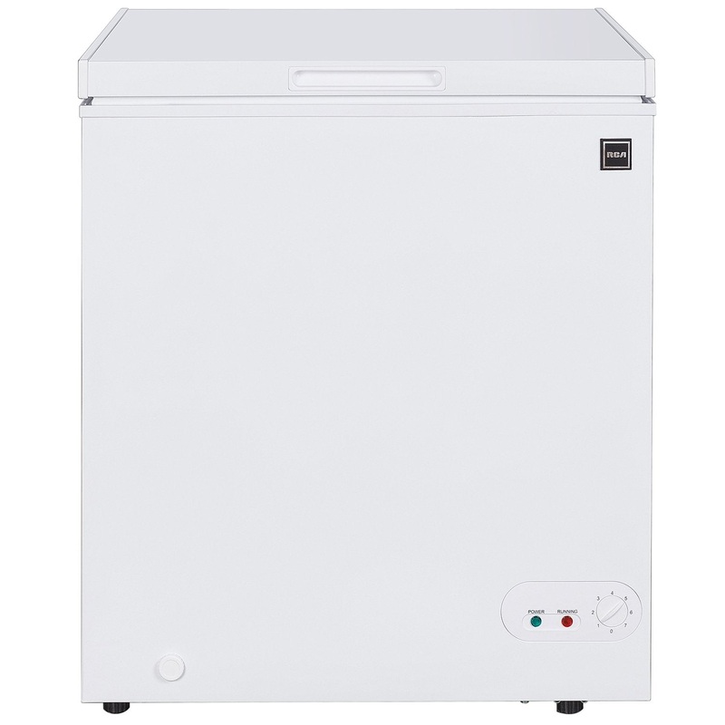 RCA RFRF452 5.0 cu. ft. Top Load Chest Freezer, White