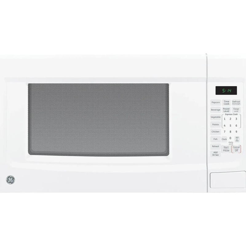 GE 1.4 Cu. Ft. Capacity Countertop Microwave Oven, White - Open Box
