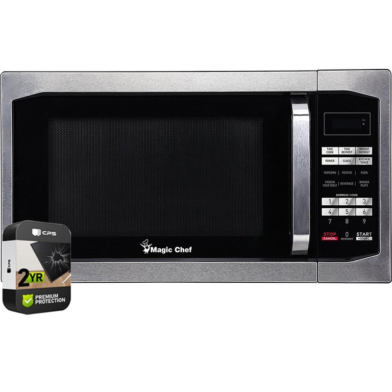 Magic Chef 1.6 Cu Ft Countertop 1100 Watt Digital Touch with 2 Year Warranty