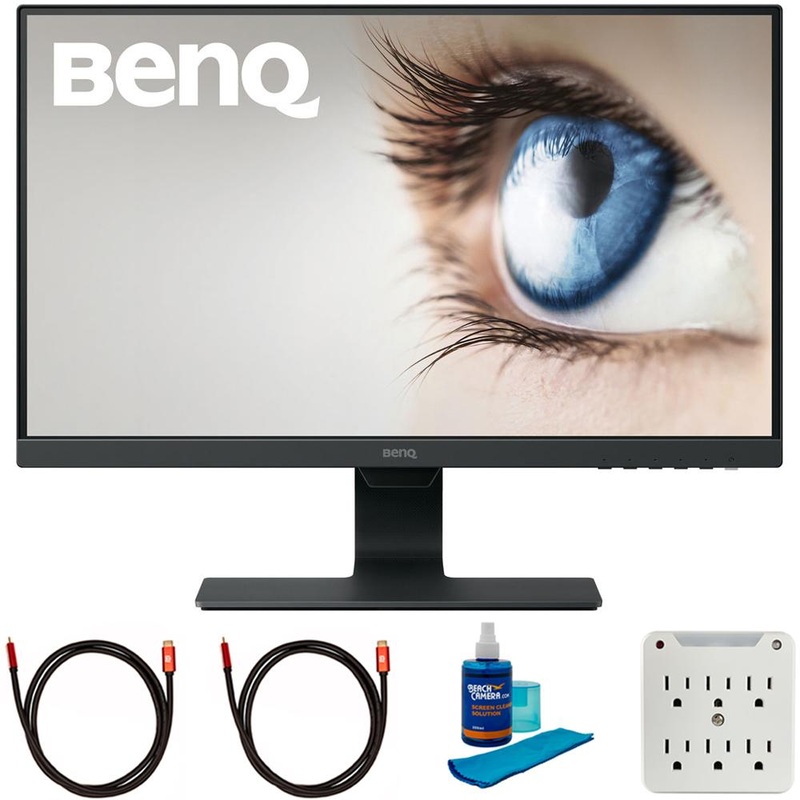 BenQ 27" Full HD IPS Slim Bezel Monitor Built-in Speakers + Cleaning Bundle
