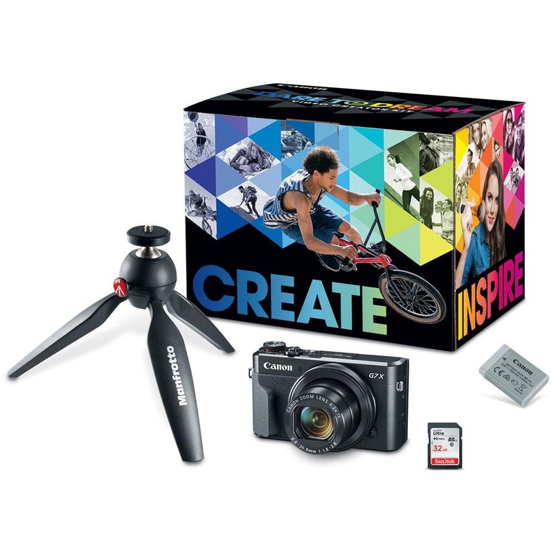 Canon PowerShot G7 X Mark II 20.1MP 4.2x Optical Zoom Digital Camera Video Creator Kit