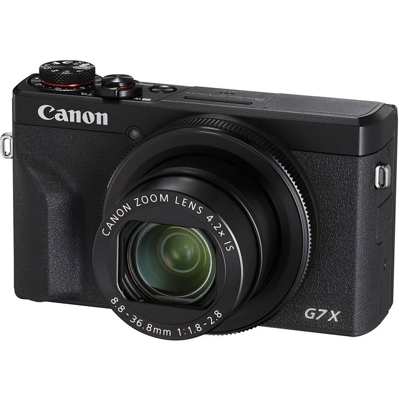 Canon PowerShot G7 X Mark III 20.1MP 4.2x Optical Zoom Digital Camera-Black(3637C001)