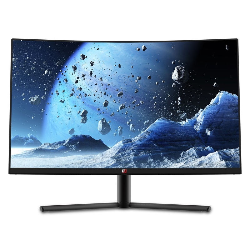 Deco Gear 27" 2560x1440 Color Accurate VA Curved Monitor, 144Hz Refresh Rate - Refurbished