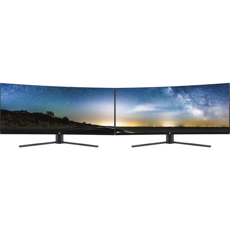 Deco Gear 34" 2560x1080 Color Accurate Curved Monitor with HDR400, 3000:1, 4ms, 2-Pack