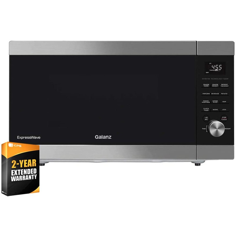 Galanz 2.2 Cu.Ft. ExpressWave Sensor Cooking Microwave Oven w/ 2 Year Extended Warranty