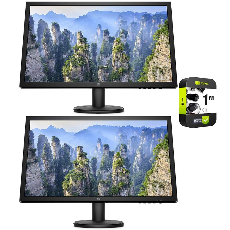 Hewlett Packard 24" FHD 75Hz PC Monitor with FreeSync 2 Pack + Extended Warranty