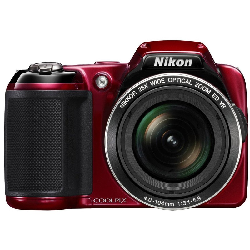 Nikon COOLPIX L810 16.1 MP 3.0-inch LCD Digital Camera Red - Manufacturer Refurbished
