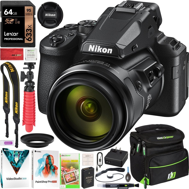 Nikon COOLPIX P950 Compact Digital Camera with 83x Optical Zoom Lens Pro Bundle