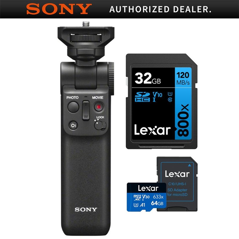 Sony Creator Accessory Kit II (Shooting Grip + Shotgun Microphone) + (32+64)GB Card
