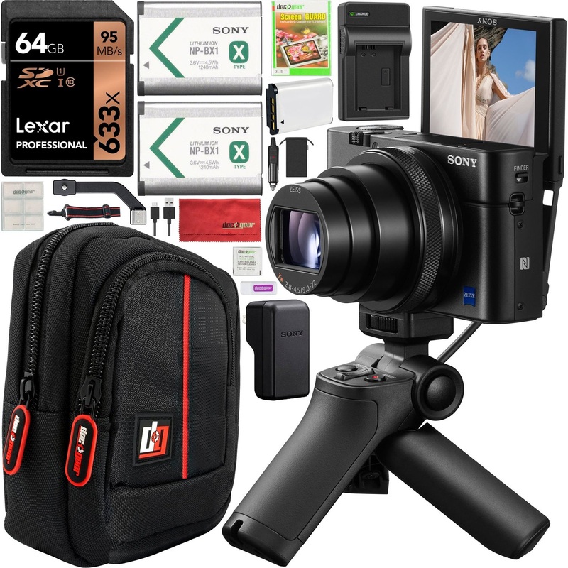 Sony Cyber-Shot DSC-RX100 VII 4K Camera Kit RX100M7G Grip VCT-SGR1 Vlogging Bundle