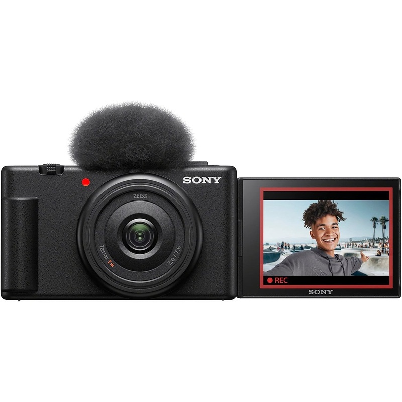 Sony ZV-1F Vlog Camera for Content Creators and Vloggers, Black (Open Box)