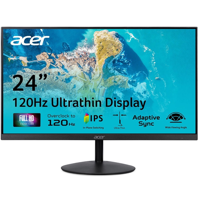 Acer SB240Y G0bi 23.8" FHD 120Hz Ultra-Slim Adaptive-Sync IPS Gaming Monitor