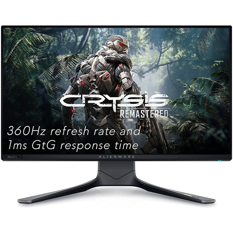 Alienware AW2521H 25-inch 360Hz FHD 1920 x 1080 PC Gaming Monitor with G-Sync, Refurbished