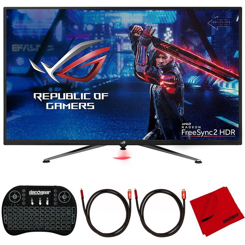 ASUS ROG Strix 43" 4K 120Hz FreeSync 2 HDR 600 Gaming Monitor + Keyboard Bundle