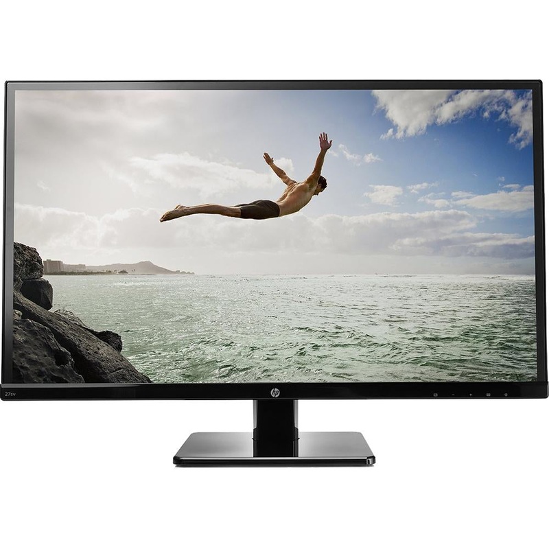 Hewlett Packard 27SV 27 inch Screen 1080p IPS LED Back-Lit Monitor 1920 x 1080 - Refurbished