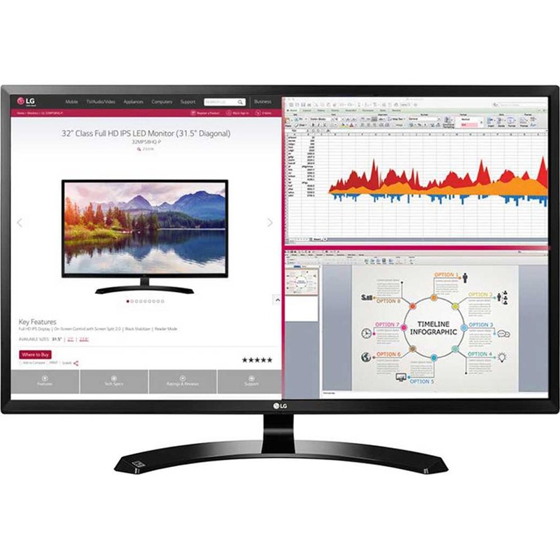 LG 32MA70HY-P 32" Full HD 16:9 65Hz IPS LED Monitor - Refurbished