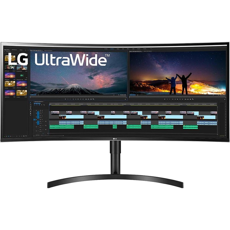 LG 38" 21:9 Curved WQHD+ 3840x1600 IPS HDR10 Monitor 38WN75C-B - Refurbished