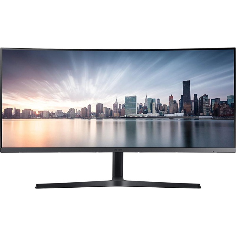 Samsung LC34H890WJNXZA CH890 Series 34" 21:9 3440x1440 Monitor, Black - Refurbished