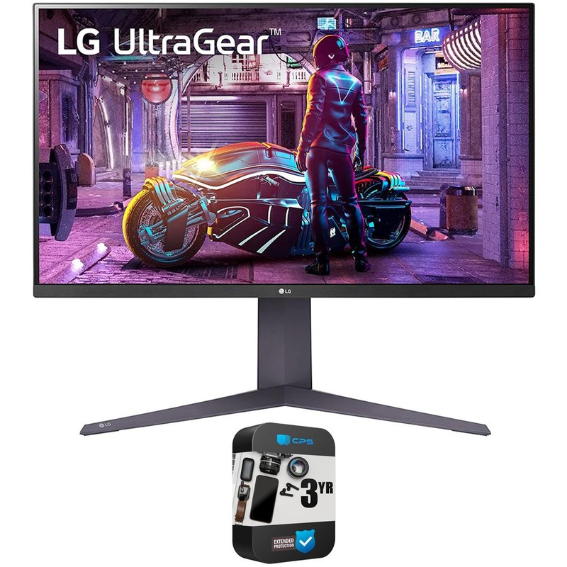 LG 32" UltraGear UHD 4K 1ms 144Hz HDR 10 Gaming Monitor w/ 3 Year Warranty Bundle