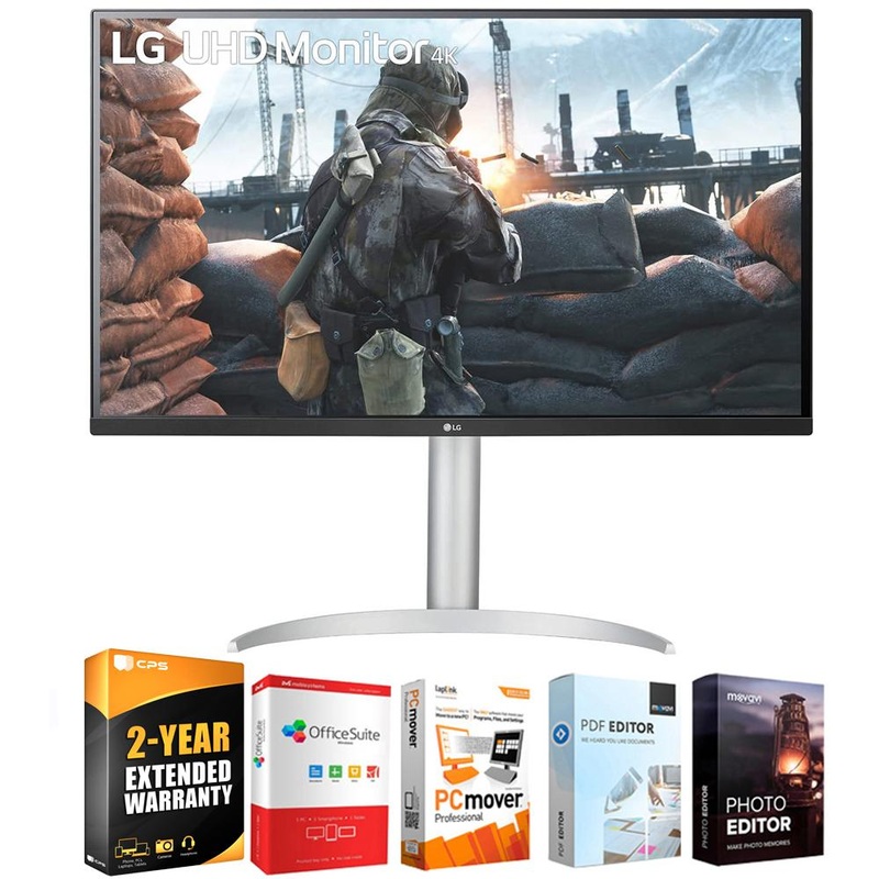 LG 32UP550N-W 32" UHD HDR Monitor with USB Type-C + 2 Year Protection Pack