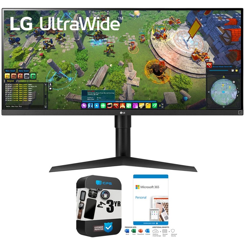 LG 34" FreeSync UltraWide IPS Monitor with 365 Personal & 3 Year Warranty