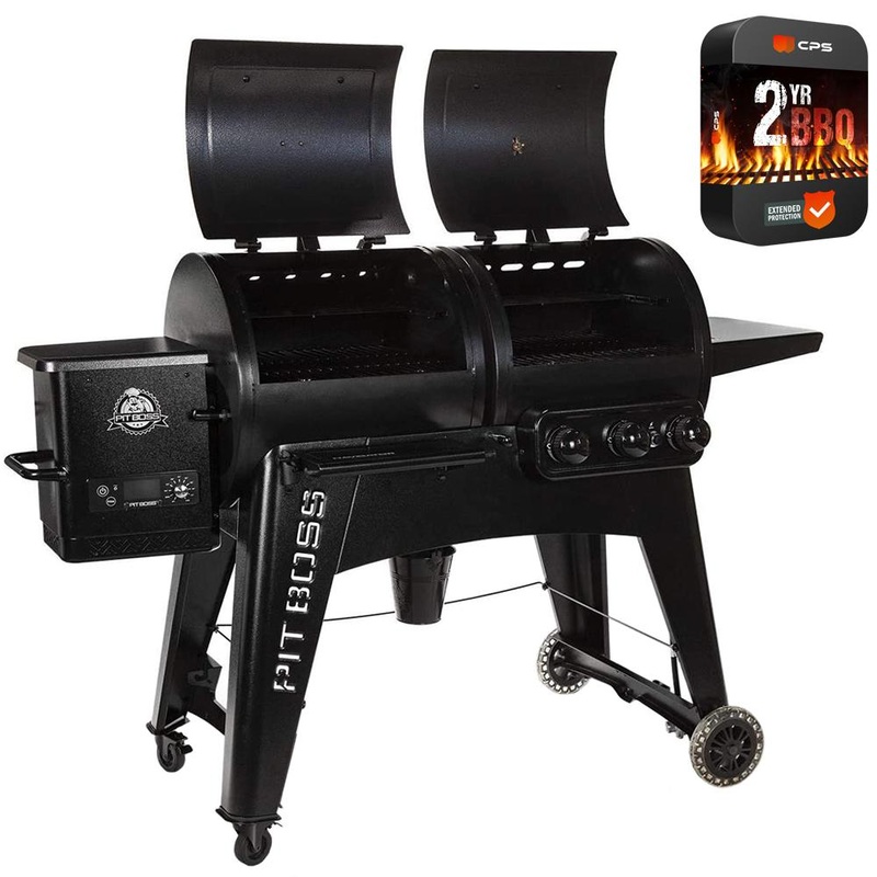 Pit Boss NAVIGATOR PB1230G GAS/PELLET COMBO w/ cover + 2 Year Extended Warranty