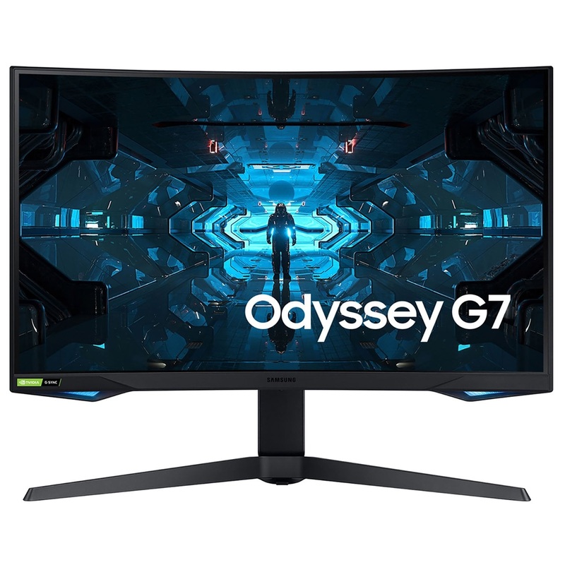 Samsung 27" Odyssey G7 WQHD 240Hz 1ms G-Sync HDR600 QLED Curved Gaming Monitor