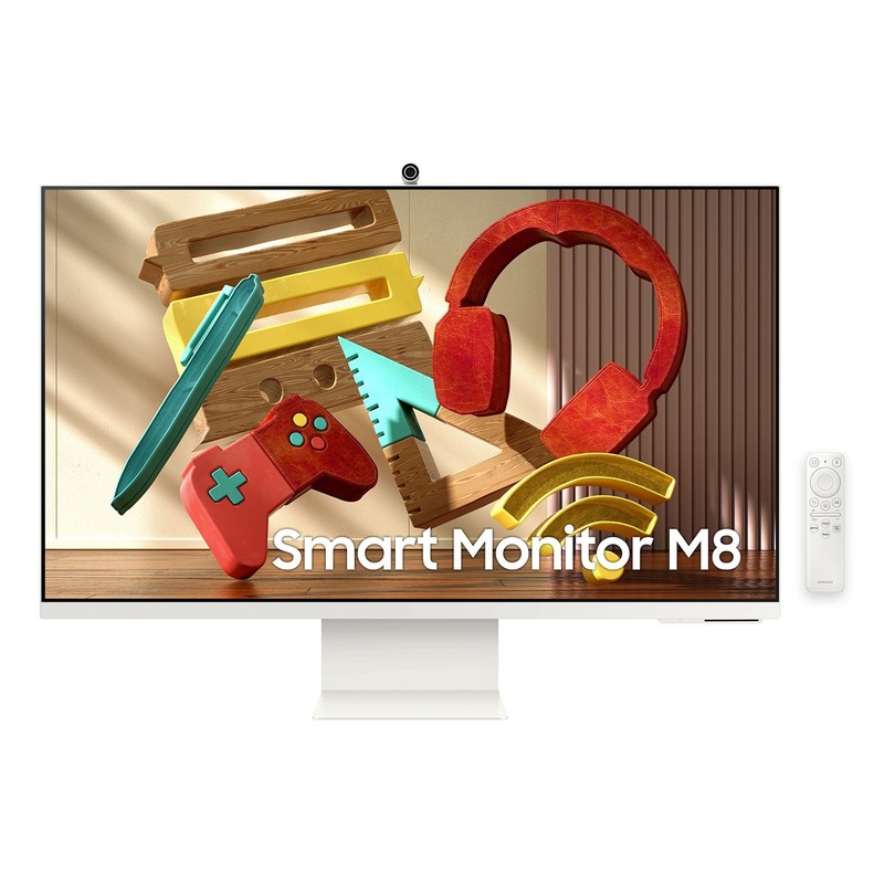 Samsung 32" M80B 4K UHD Smart Monitor with SlimFit Camera - Warm White
