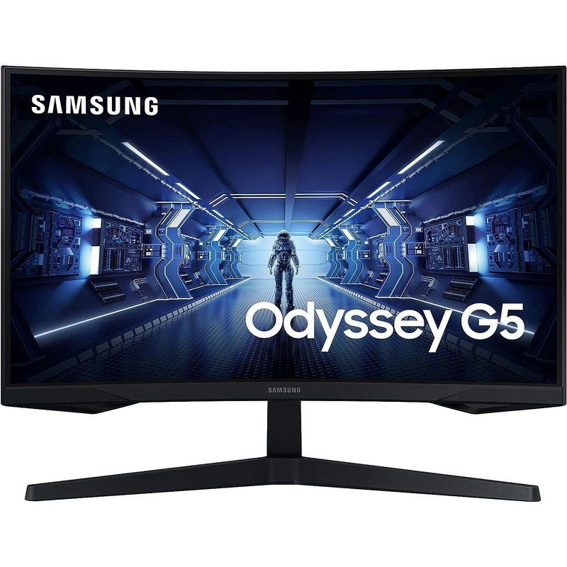 Samsung Odyssey G5 Series 27-Inch WQHD Curved Gaming Monitor