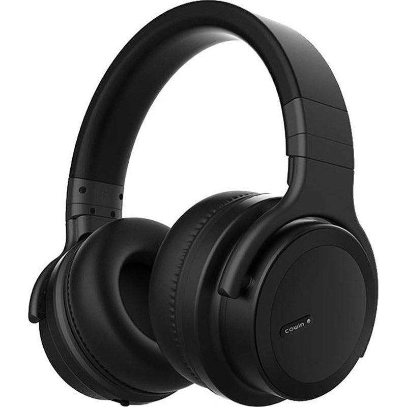 Cowin E7 Ace Active Noise Cancelling Wireless Headphones, Black - Open Box