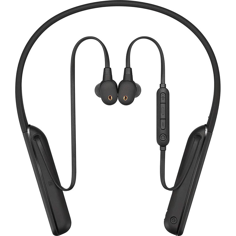 Sony Noise Canceling Wireless Behind-Neck In Ear Headphones, Black WI-1000XM2/B