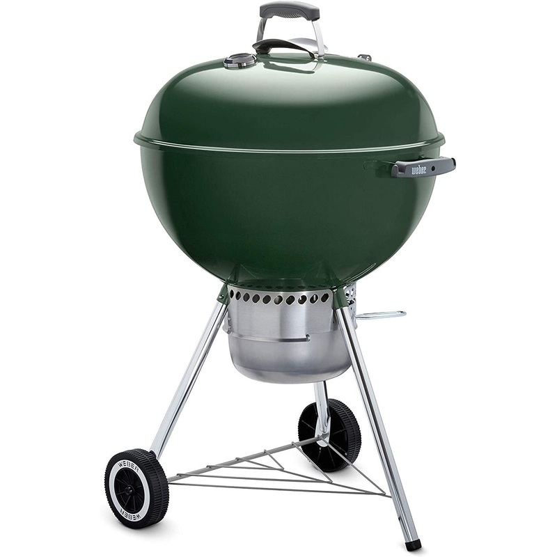 Weber Original Kettle Premium 22" Charcoal Grill, Green (14407001)