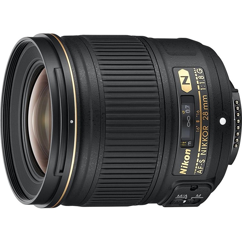 Nikon AF FX Full Frame NIKKOR 28mm f/1.8G Compact Wide-angle Prime Lens w/ Auto Focus