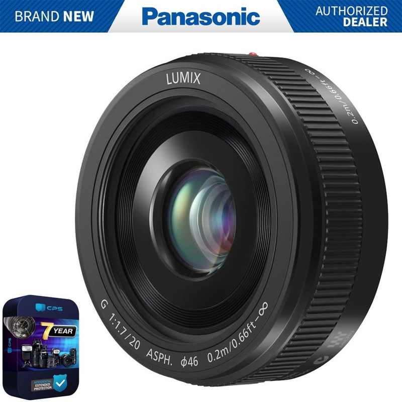 Panasonic LUMIX H-H020AK G 20mm / F1.7 II ASPH. Lens + 7 Year Protection Pack