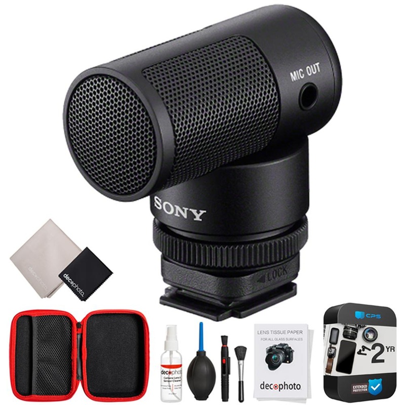 Sony ECM-G1 Vlogger Shotgun Microphone w/ 2 Year Extended Warranty Bundle