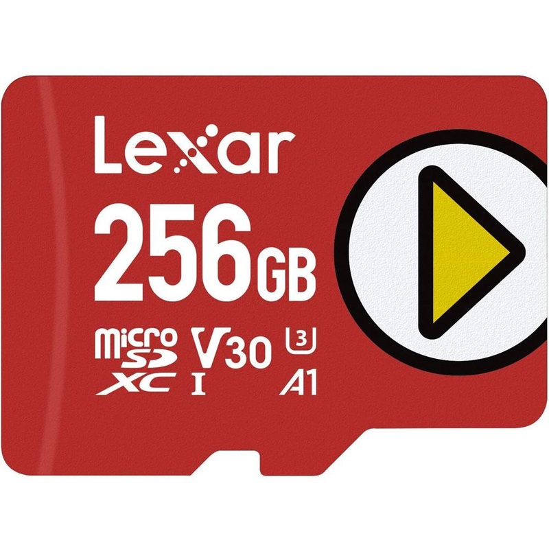 Lexar PLAY 256GB microSDXC UHS-I Memory Card, Up to 150MB/s Read