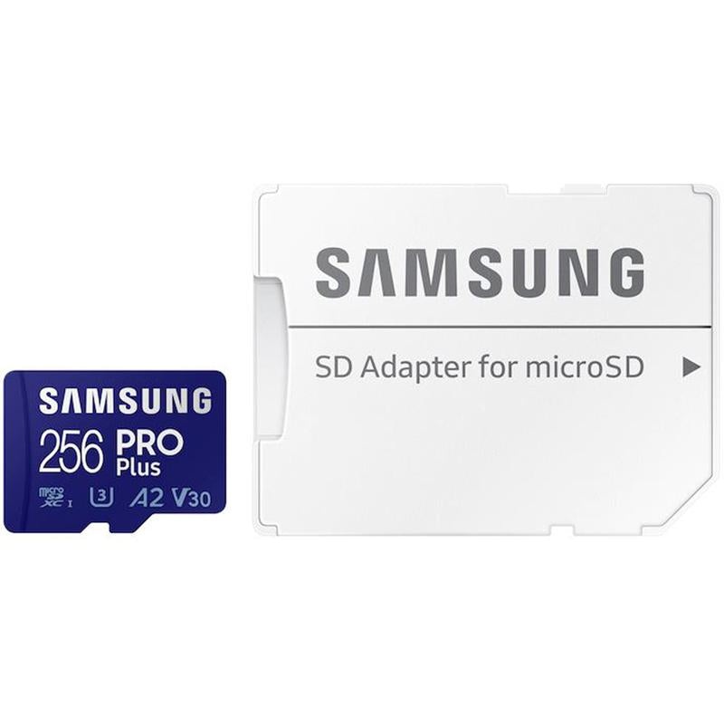 Samsung PRO Plus and Adapter microSDXC Memory Card, 256GB (MB-MD256KA/AM)