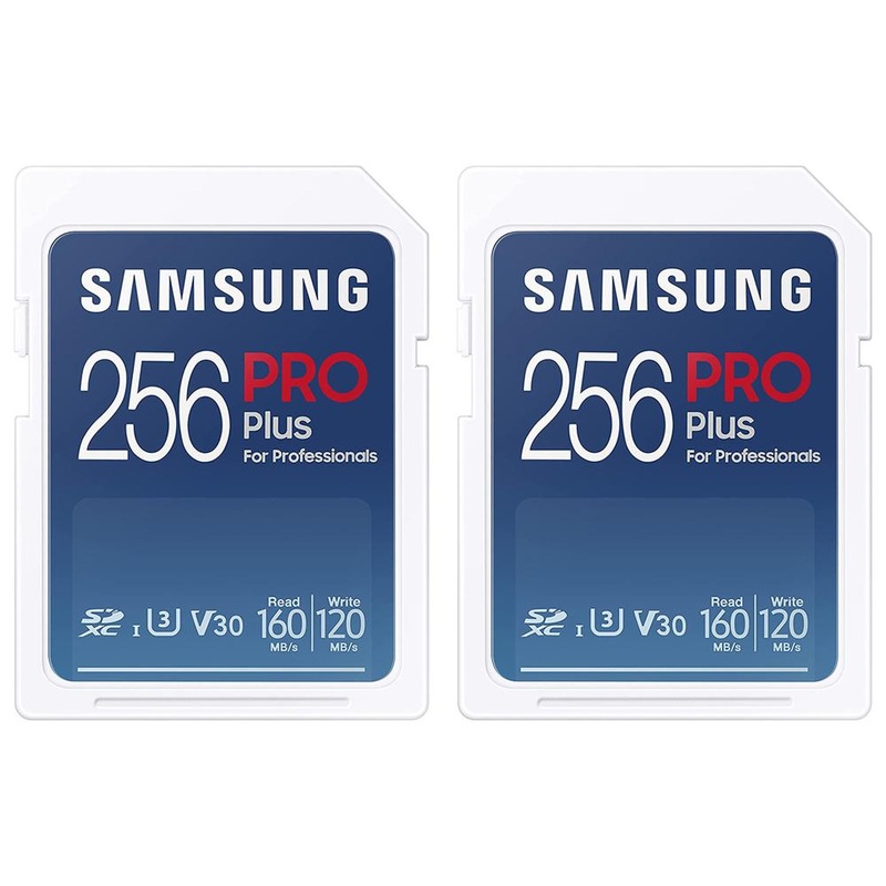 Samsung PRO Plus Full Size SDXC Memory Card 256GB 2 Pack