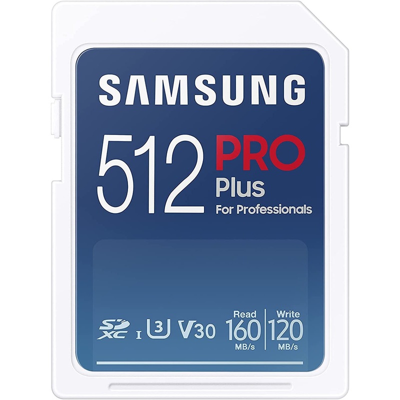 Samsung PRO Plus Full Size SDXC Memory Card, 512GB (MB-SD512K/AM)
