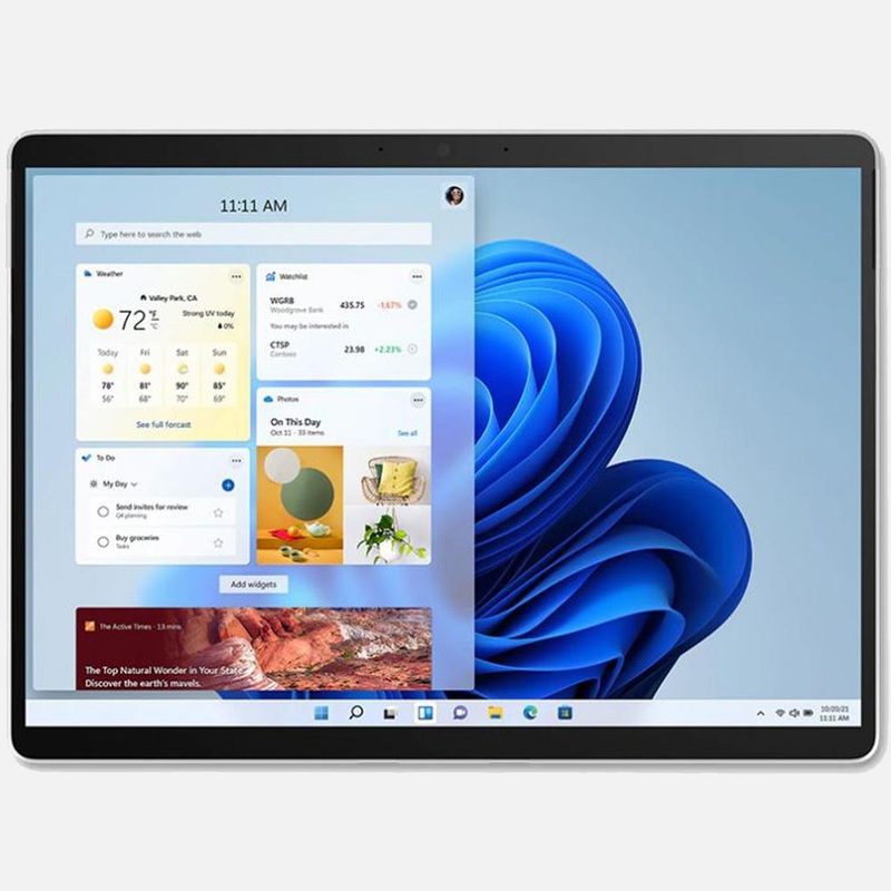 Microsoft E8H-00001 Surface Pro X 13" Touchscreen 16GB/256GB with Microsoft SQ 2, Platinum